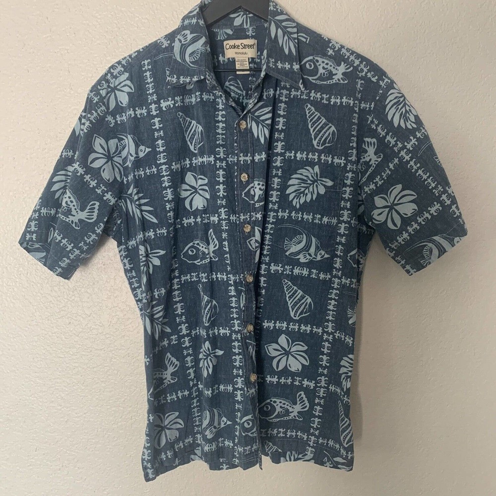 vintage hawaiian shirt cooke street large